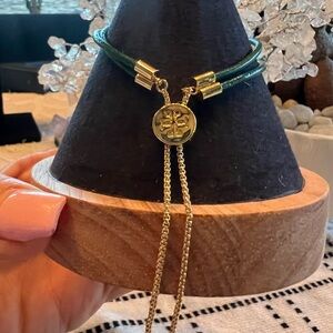 Tory Burch Kira Enamel Slider Bracelet